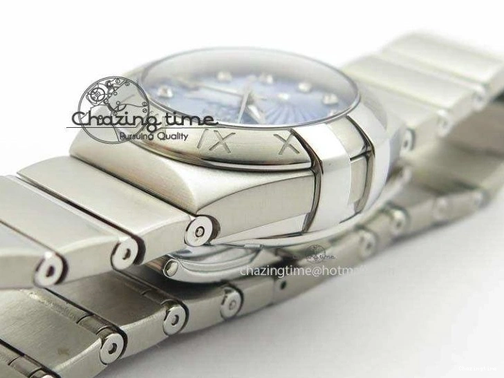 0515 Constellation 28mm V6F Best Edition SS Blue Dial On SS Bracelet A MultiPurpose 8201
